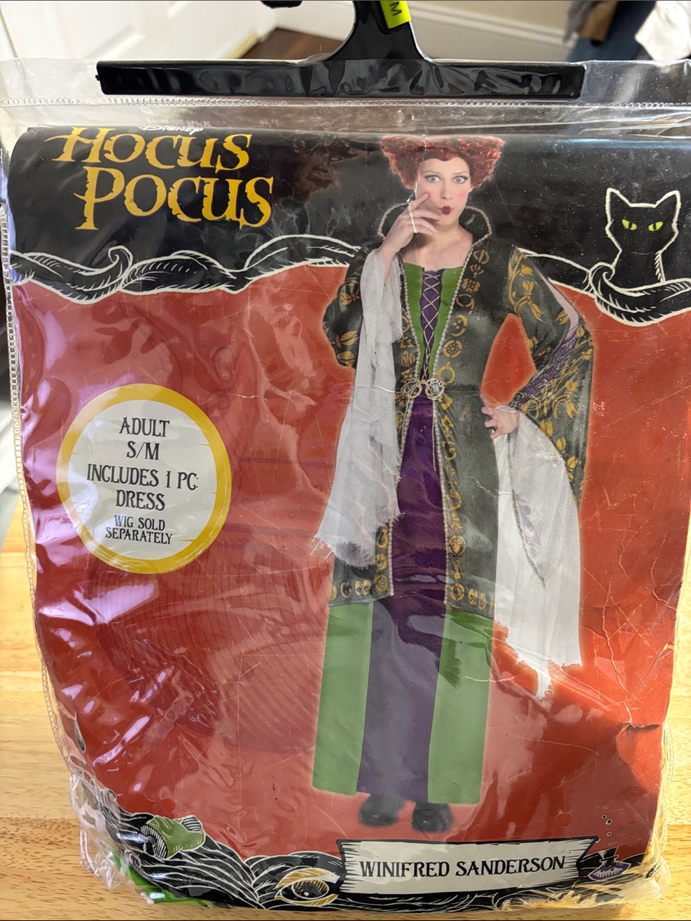 Hocus Pocus Winifred Sanderson Costume Dress Purple & Green size S/M